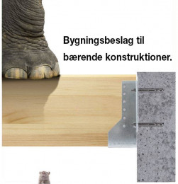 elefant mus bygningsbeslag til baerende konstruktioner